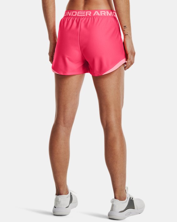 Women's UA Play Up 2.0 Shorts, Pink, pdpMainDesktop image number 1
